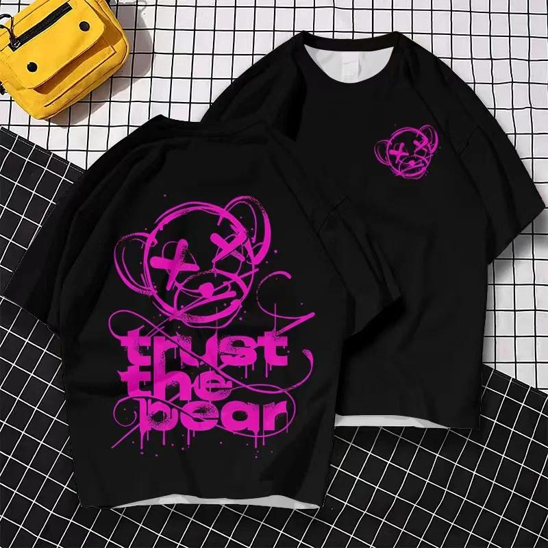 Camiseta sencilla con estampado 3d para hombre,ropa informal holgada de secado rápido,transpirable,novedad de verano,2024