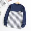 Boys' Cotton Autumn Thin Top Warm Underwear for Junior High & High School Students