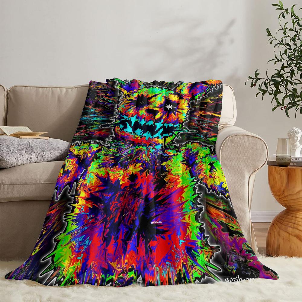 

GUOYU Blanket FfNAFS At Freddys Throw Soft Flannel Throw Summer Blanket Lightweight Cozy Nap Blanket for Sofa Bed Travel 75x100cm (30x40inch)