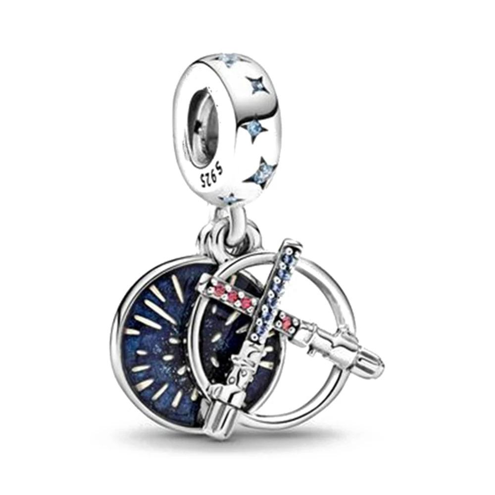  Interplanetary Rescue Ship Deadpool Wolverine Claw 925 Silver Charm Beads for Bracelet Gift