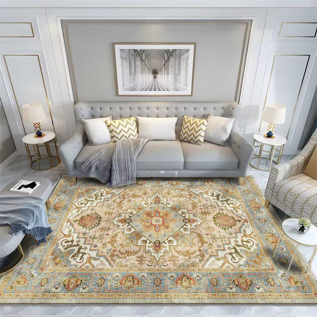 Modern Persian Style Carpet Living Room Washable Mat floor Bohemian Area Rug Decoration Home Boho rugs Non-slip Mat for Kids