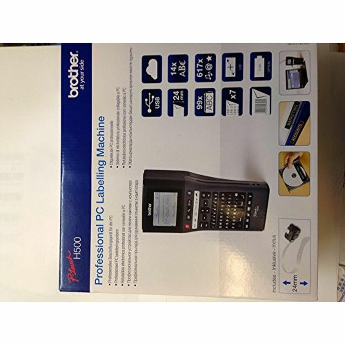 

Портативный электрический принтер Brother PTH500ZX1, черный TU прозрачный