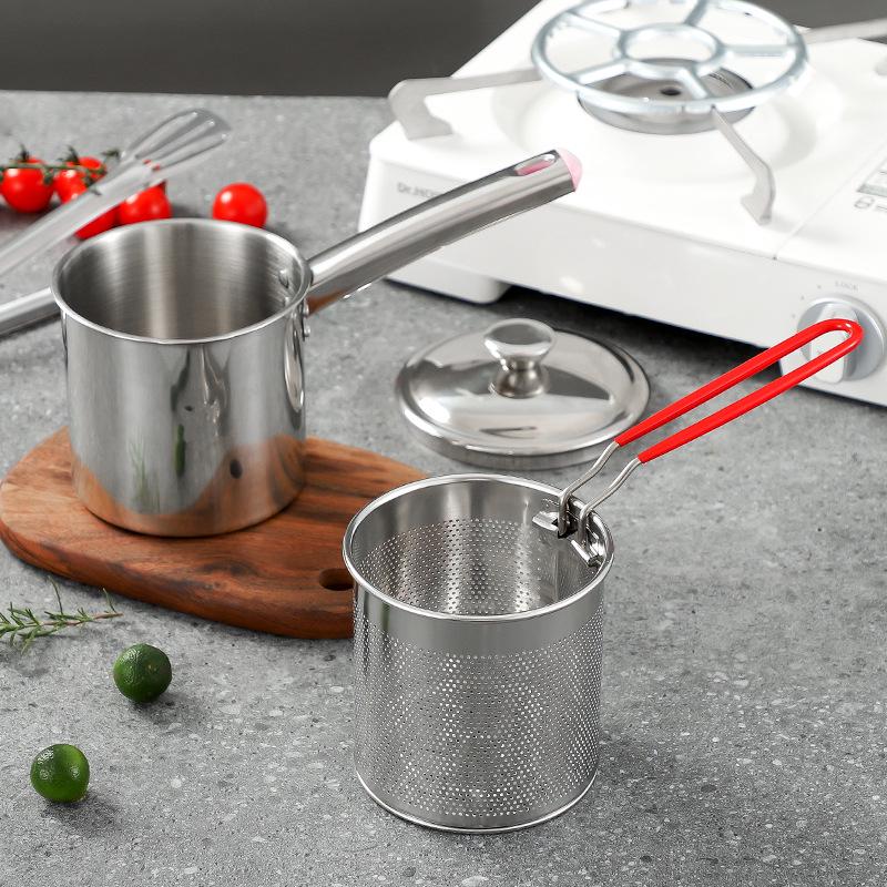 Stainless Steel Multifunctional Deep Fryer for Home and Commercial Use
