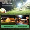 Superheller Tragbarer Solar-Flutlichtstrahler für Outdoor-Camping und Notbeleuchtung