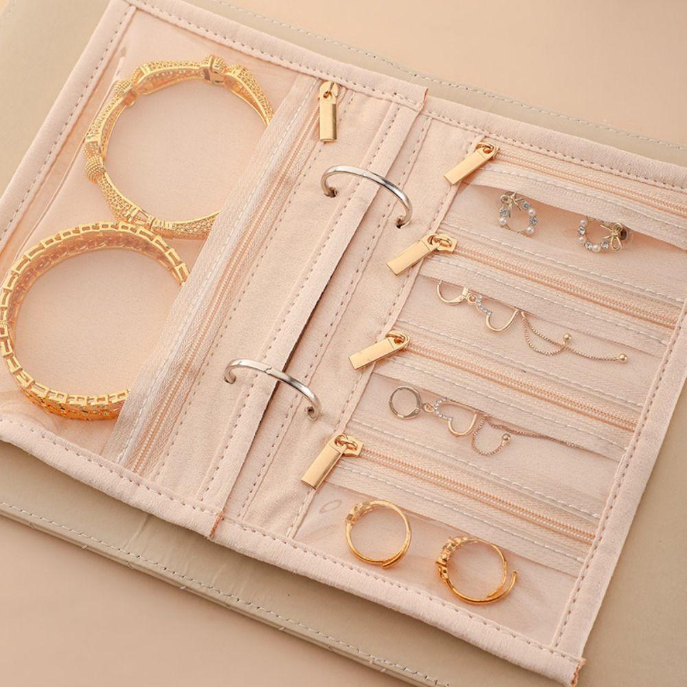 Partition Necklace Binder Waterproof Jewelry Packaging Brochure Jewelry Storage Book  Travel
