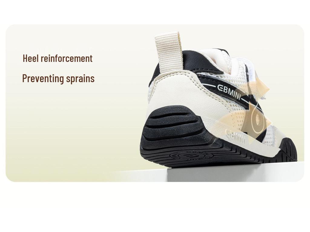 Yingbeimini Kids' Velcro Skate Shoes - Spring 2026 New Arrival Soft Sole for Boys & Girls