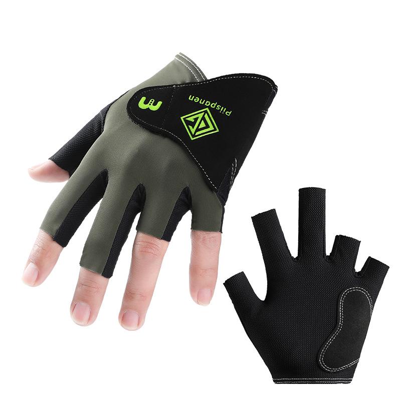 Billiards Gloves High End Three Finger Gloves with Finger Exposed Anti Slip Wear Resistant Ice Silk Breathable