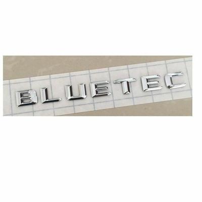 Chromowane Litery 3D Niebieski Emblemat Naklejka Bagażnika BlueTEC