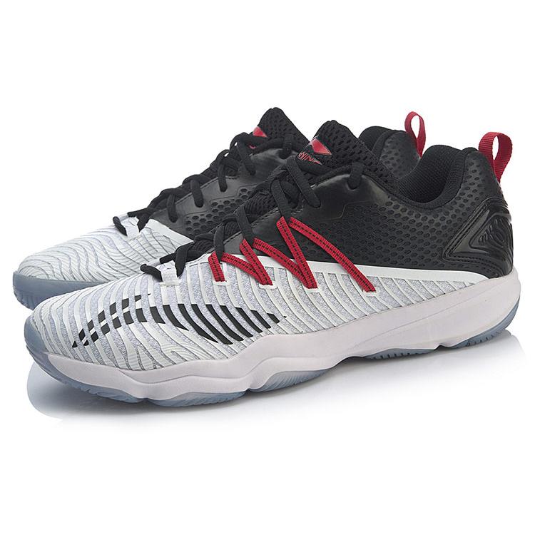 Li Ning RangerTD Slip Resistant Abrasion Resistant Support Low top Badminton Shoes Unisex Black AYTP015-2