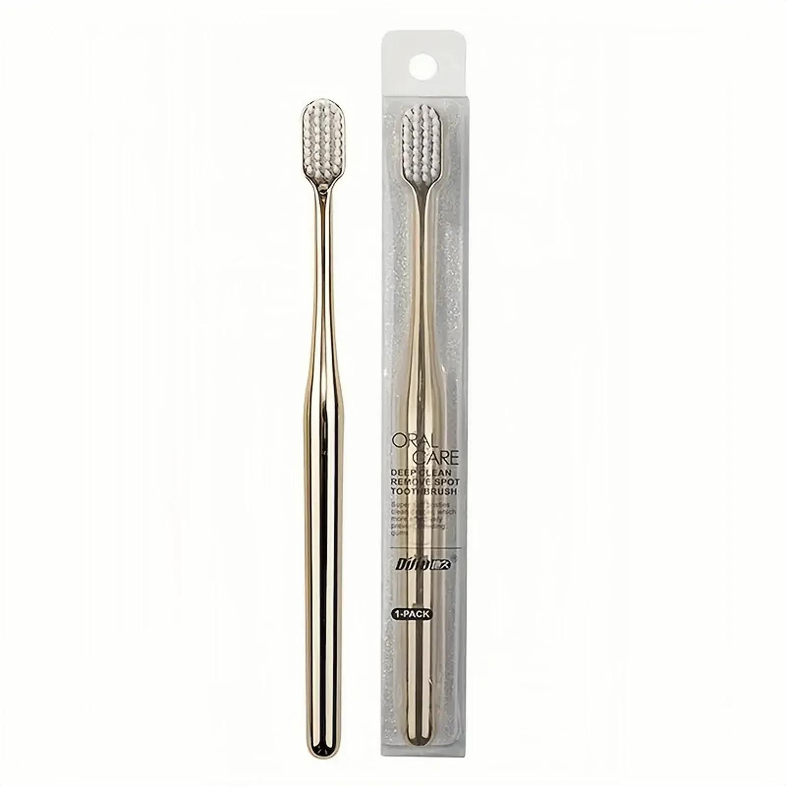 

Просунута Розкішна Доросла М яка Щетина Ручна Зубна Щітка Чутливі Ясна Глибоке Очищення Сімейний Догляд за Ротовою Порожниною Подорожня Портативна Миття Щоденне