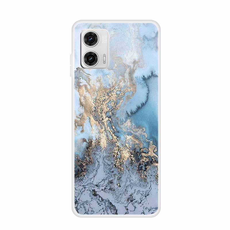 For Moto G73 5G Case E13 G72 Soft Silicone Marble Clear Phone Cover for Motorola MOTO G72 MotoE13 E 13 TPU Coque Capas G73 5G