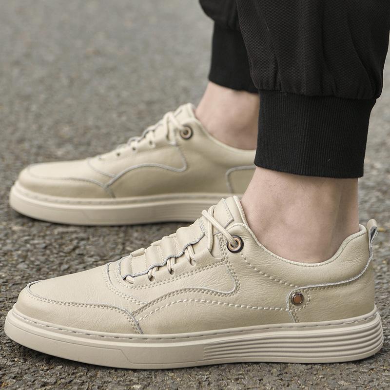 Men's shoes business casual leather shoes men's Korean version soft sole British style breathable fashion sports casual board shoes men