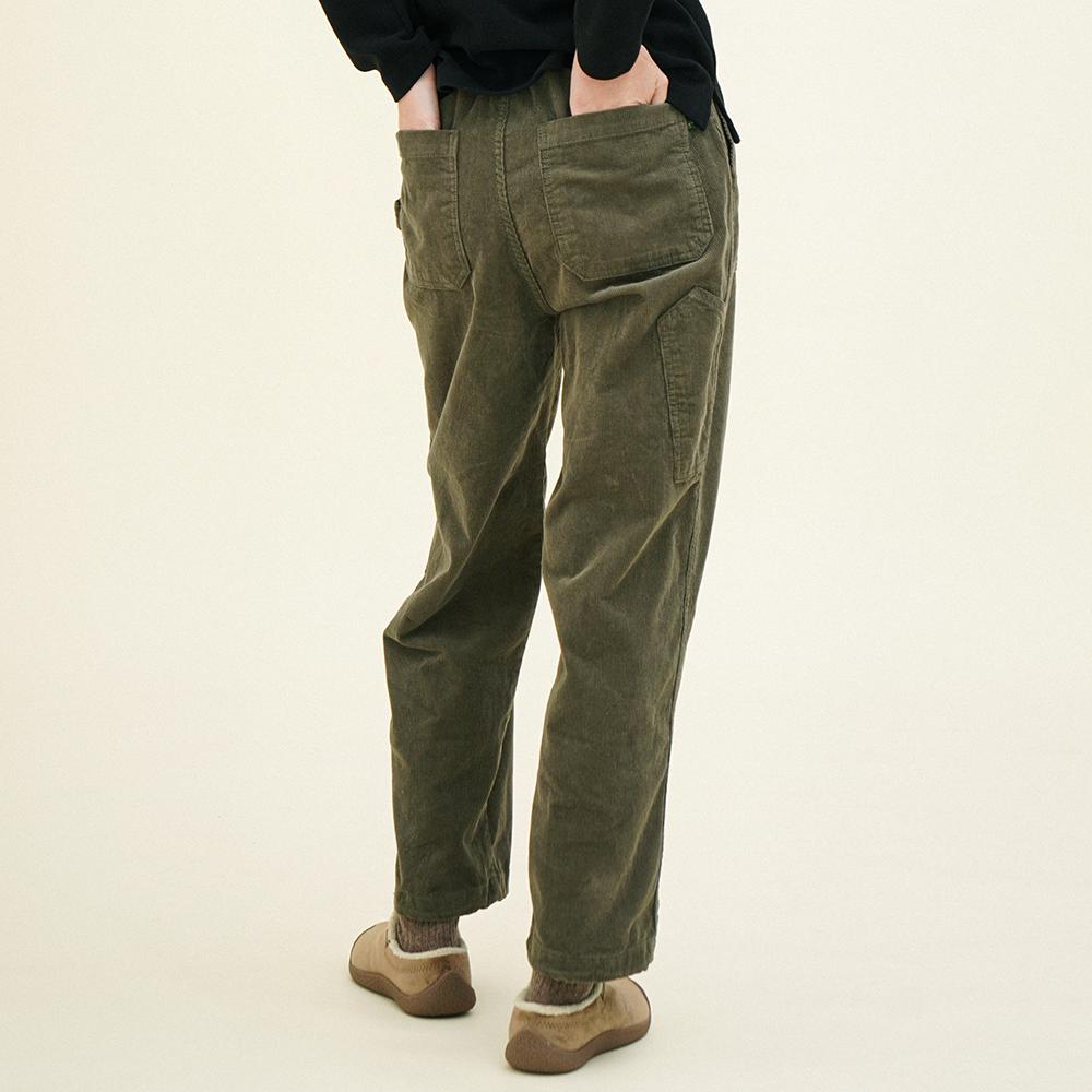 CHIQUITA [Winter 24] Work Pants (Corduroy) Khaki 244505Skh