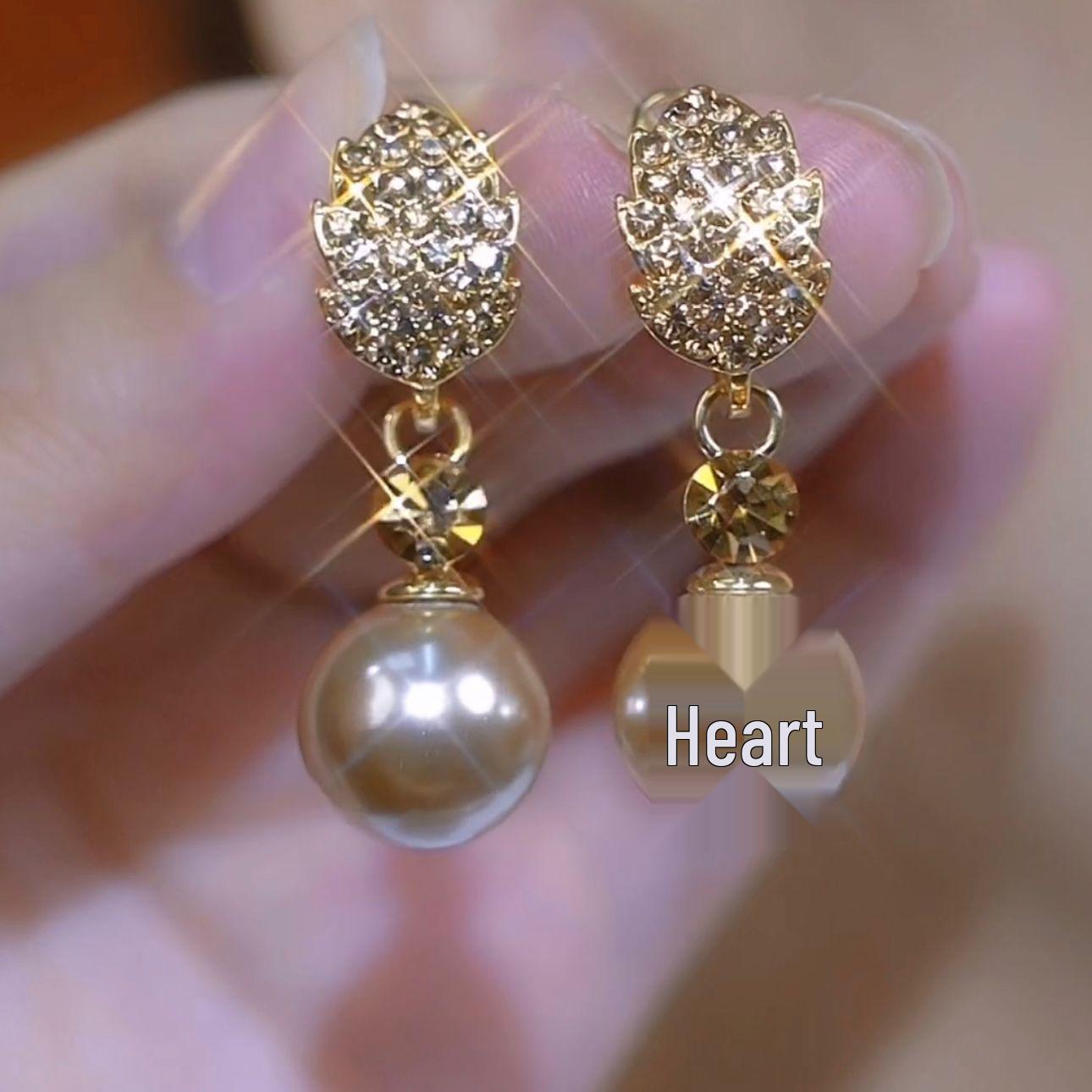 

Elegant Luxury Purple Diamond Leaf Earrings: Chic Retro French Style Women s Versatile Jewelry