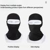 Balaclava Yüz Maskesi, Yaz Soğutma Boyun Körüğü, Erkekler/Kadınlar için UV Koruyucu Motosiklet Kayak Eşarp