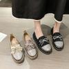High on Platform Woman Footwear Korean Shoes for Women Round Toe Stylish H Designer Luxury Deals Trends 2025 Casual Cheap New In