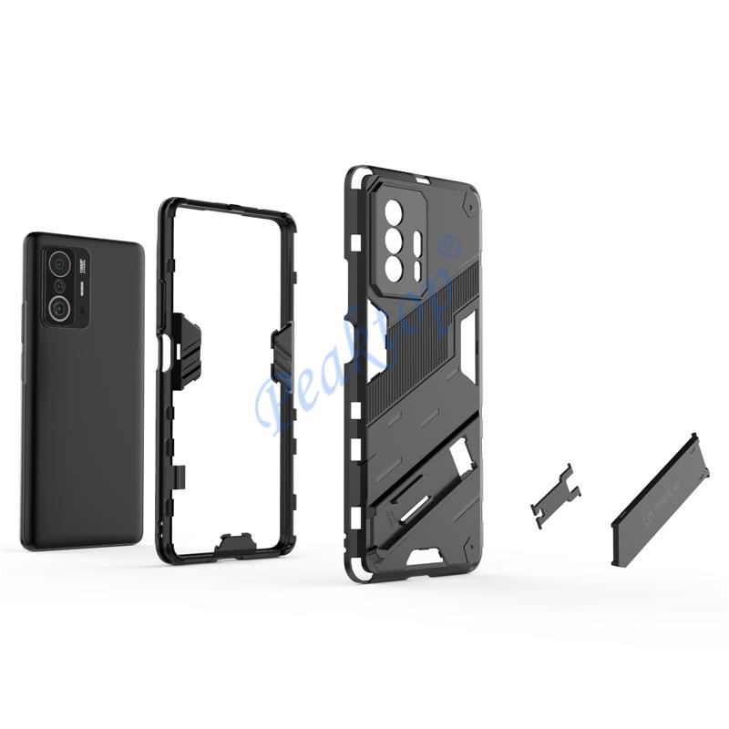 Shockproof Case For Xiaomi Redmi 10 9T 9A 9C Note 9 Pro 10S 10T Mi 11 Lite 11T POCO X3 NFC GT F3 Rugged Armor Stand Holder Cover