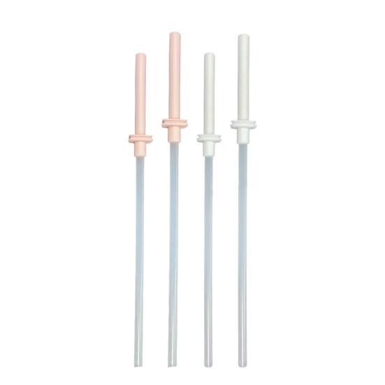1 Set Silicone Straw Universal Heat Resistant Long Straws Durable Reusable Straw Nozzle for 30oz And 40oz Cups