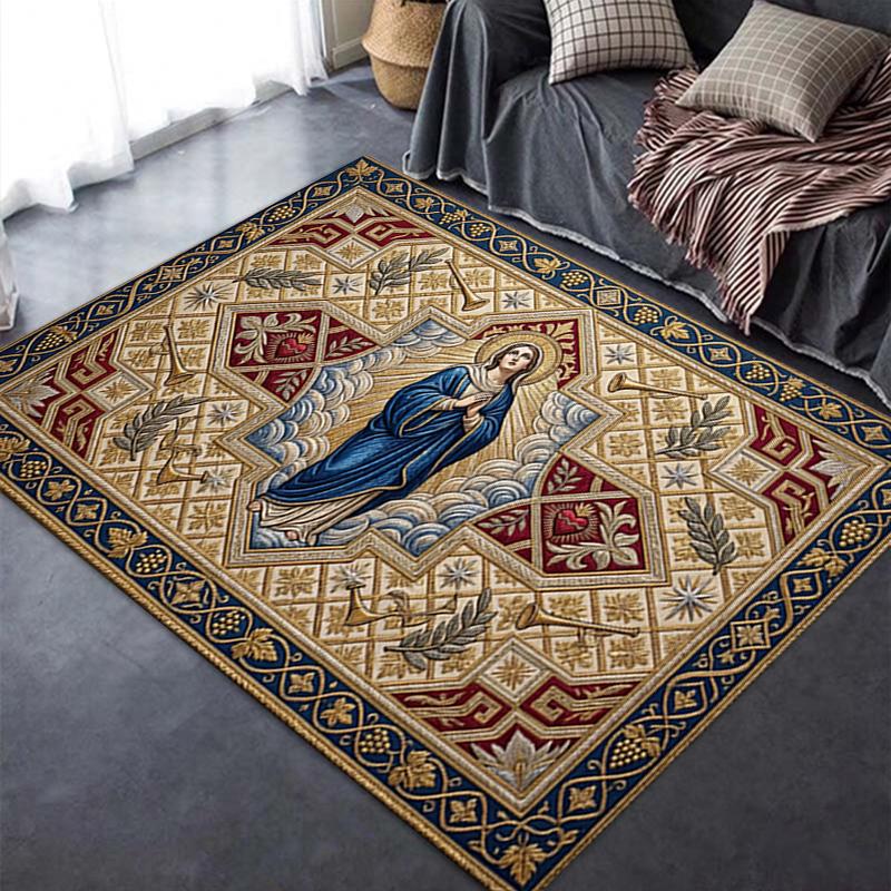 2025 New The Holy Mother Carpet Rug for Living Room Bedroom Home Sofa Decoration,Kids Play Non-slip Floor Mat11
