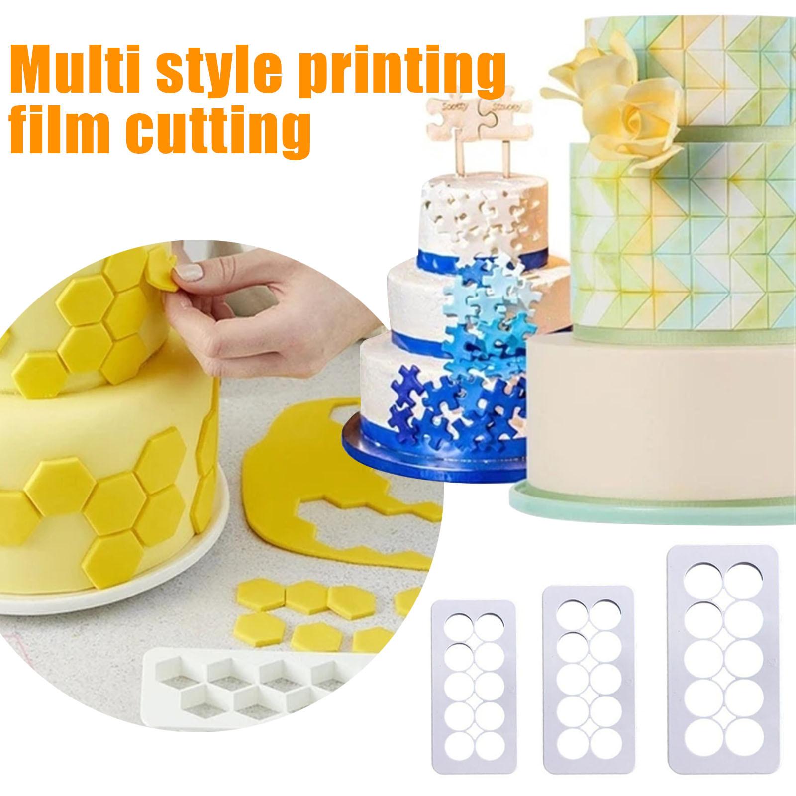 

Геометрическая фигура для резки торта, многофункциональный резак для торта, украшение для торта белый