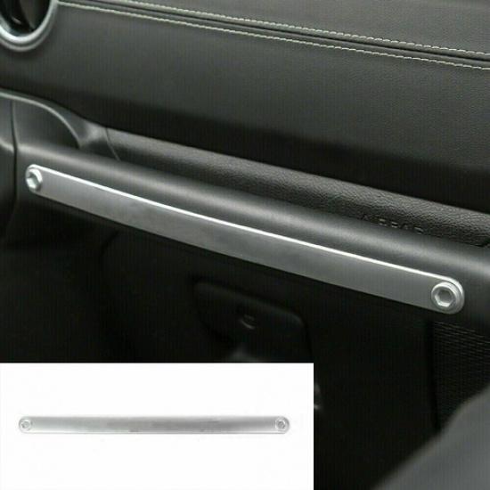 For Jeep Wrangler JL 2018+ Co-Pilot Passenger Dashboard Handle Cover Trim Sliver