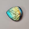 39x35x8 MM Size Pendent Making Use Pear Shape Multi Flashy Labradorite Cabochon Gemstone, 82 Carat Size Labradorite.