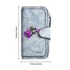Fashion Spacecraft Print Purse Multi Card Holder Casual Portable Wallet