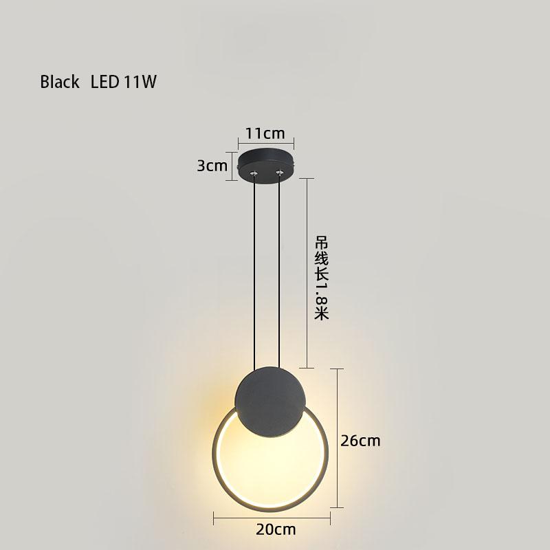 Nordic Lights Led Pendant Ceiling Lamp Living Dining Room Bedroom Bedside Lamp Home Decor Chandelier  Kitchen Bar Light Fixture