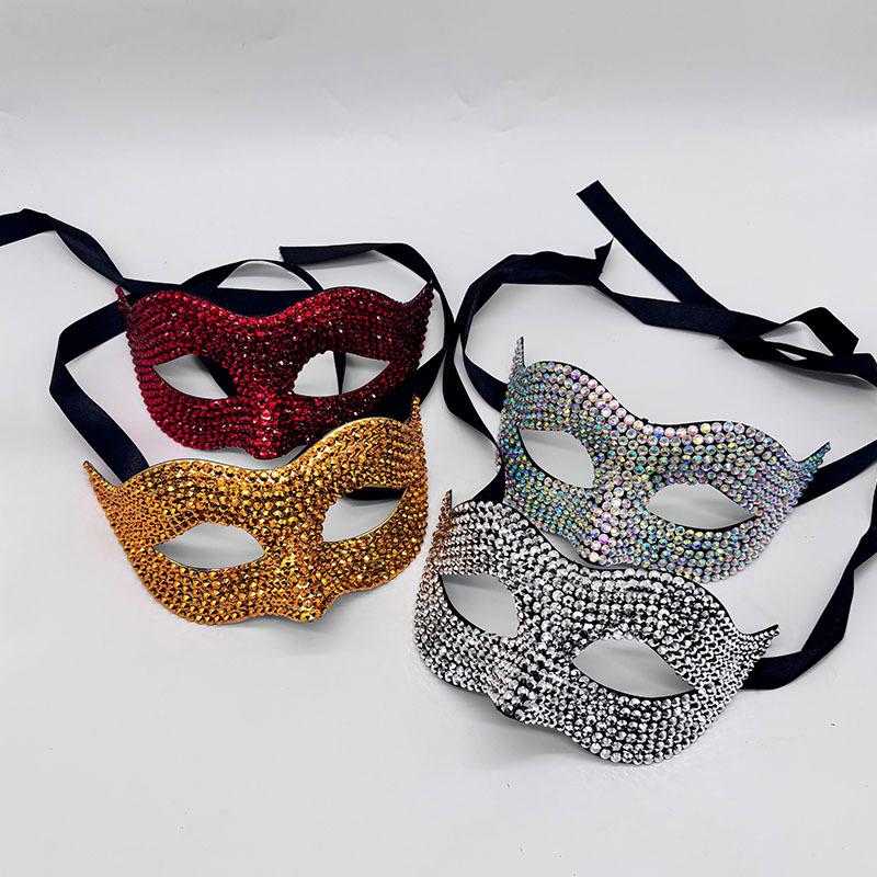 Kristallen Sluier Masker Britse Strass Oogmasker Cosplay Dansmasker Strass Voor Themafeesten Dames Cadeau Dansfeesten