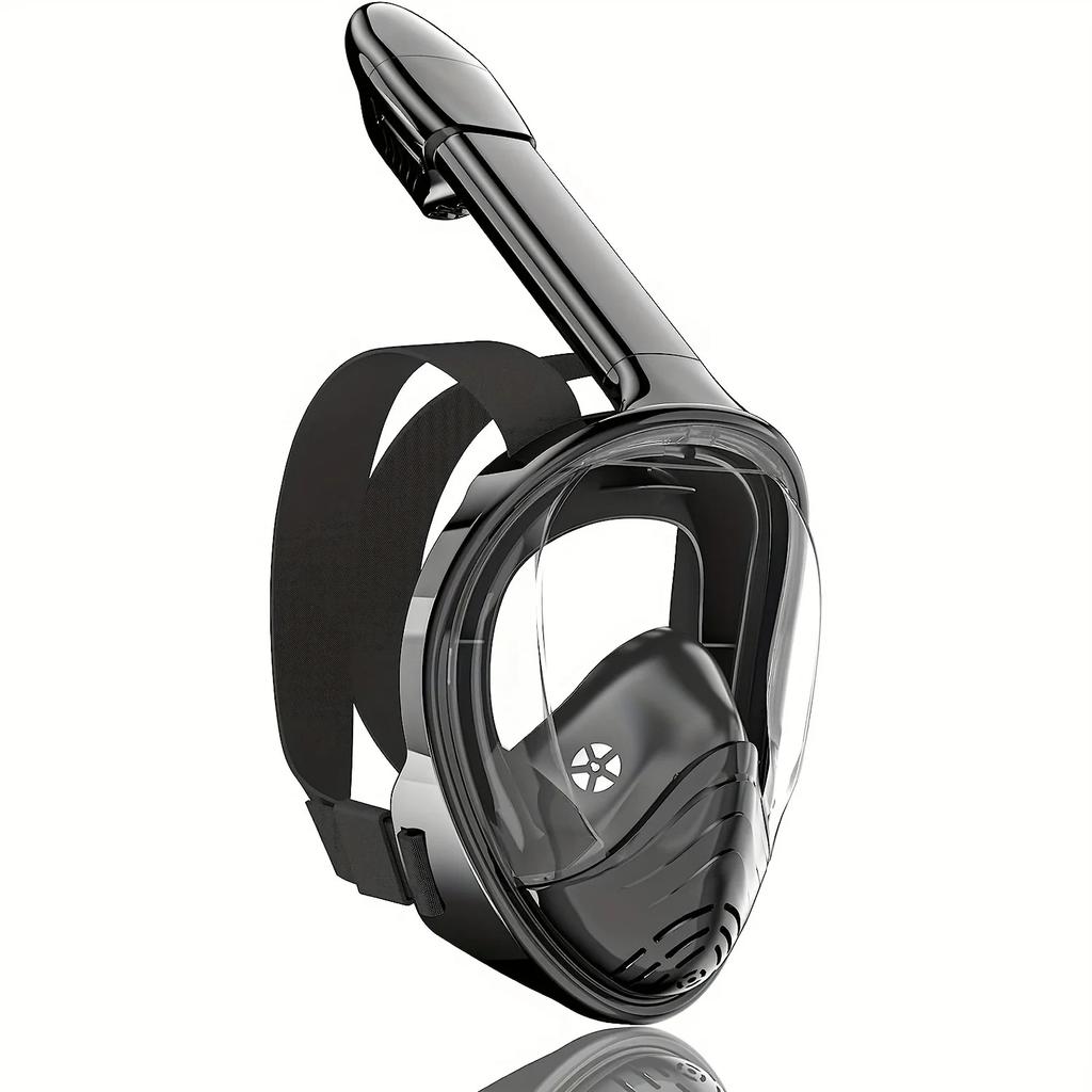 Kids Snorkel Mask Anti-Fog Leak-Proof Soft Silicone Design Easy To Wear Diving Mask Underwater Scuba Full Face 360° Panoramic