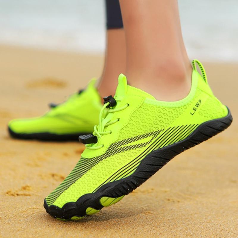 Barefoot Beach Wading Sneakers Unisex Breathable Quick Dry Aquatic Shoes Light Non-slip Water Sports Shoes for Surfing Boating