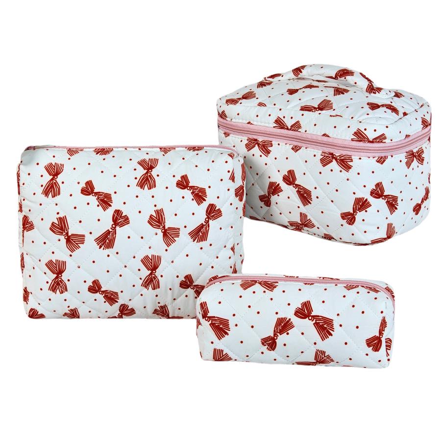 Lekka Etui Kosmetyczne Podróżne z Nadrukiem - Portmonetka o Dużej Pojemności i Przechowywanie Pędzli