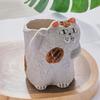 Cute Cat Planter, Cartoon Kitty Ceramic Plant Pot, Decorative Flowerpot with Drainage Hole for Succulents Cacti Small Plants Indoor Outdoor Decor