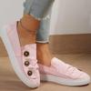 2023 Summer Plus-Size Women's Denim Loafer Shoes