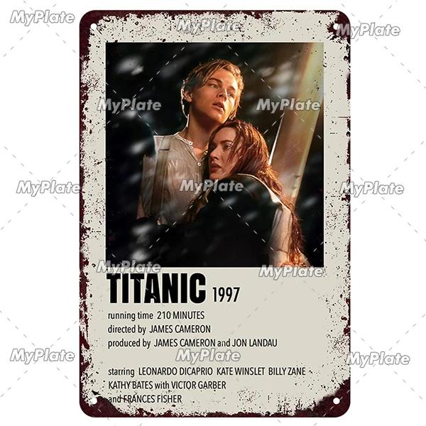 [MaPalte] Vintage Klassischer Film Titanic Metallschild Blechschild Café Dekoration Plakette Heim Wanddeko Barschild Heimdeko Poster