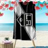 Los Angeles Kings Print Beach Towel, Large Soft Quick Dry Towel for Beach Camping Swimming
