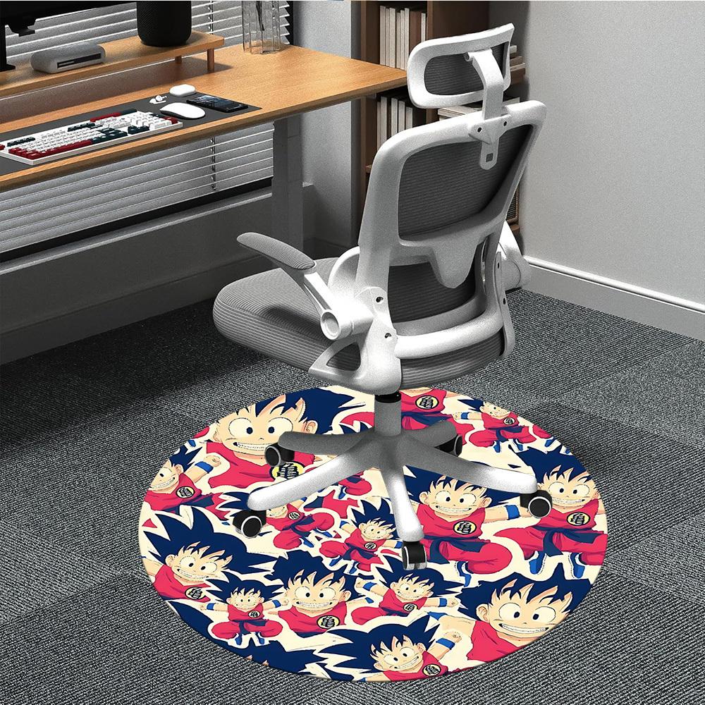 

1pc Goku, Dragon Ball Chair Carpet for Office, Indoor Non-Slip Polyester Fiber Carpet, Machine Washable, Durable Construction yy251205105 80cm by 80cm