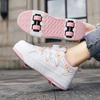 Girls Runaway Shoes Four-Wheel Deformation Toy Children'S Double-Row Roller Skates Girls Student Sports Eight-Wheel Skates