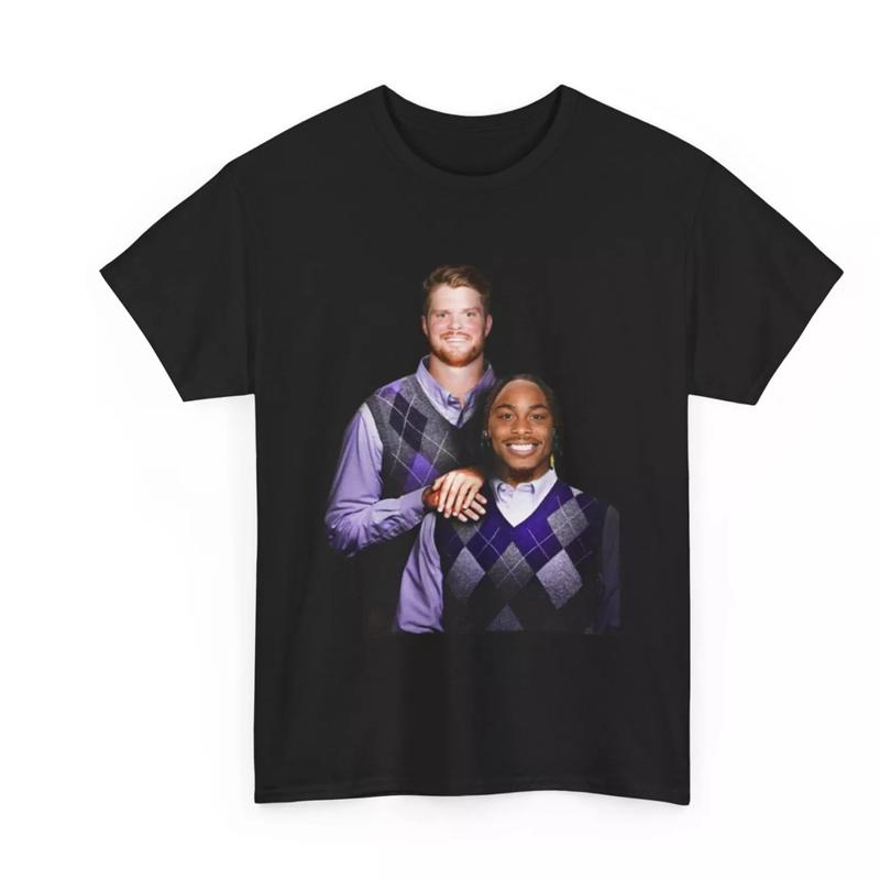 Justin Jefferson Sam Darnold T Shirt Christmas S 5XL CG1073