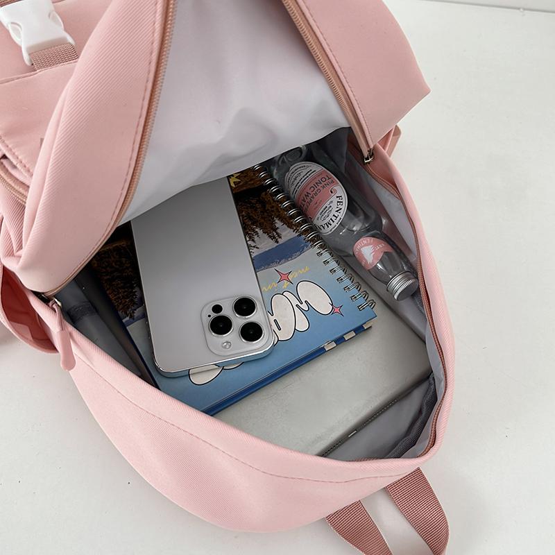 Cat Pattern Backpack Student Schoolbag Women's Travel Backpack