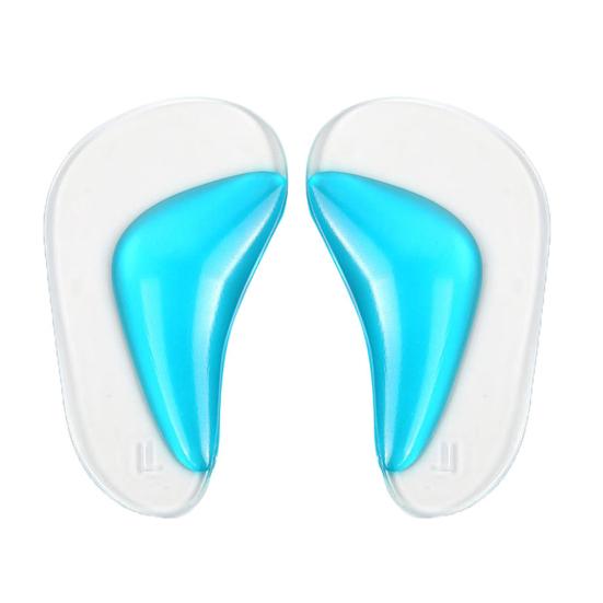 1 Pair Arch Support Insoles Correct Position Shoe Insoles Breathable Skin-Friendly Adhesive Foot Pads for Plantar Fasciitis Flat Feet Relief