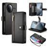DF-011 For Xiaomi Redmi K80 5G/Poco F7 Pro 5G Case Zipper Pocket Wallet Leather Phone Cover with Straps