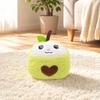 Plush Dog Toy Squeaky Sound Stuffed Puppy Toy Cartoon Fruit Shape 1 Pc