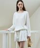 Deuloupisumeon Summer Linen Boat Neck Knit [White]