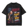 Sophie Cunningham The Point Is To Win Games Washed T Shirts Streetwear Hip Hop Novelty T-Shirt Tees Men Women Harajuku Printed