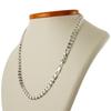 FULL Silver Men' Chain 5mm 925 SILVER PANCER Italian Chain