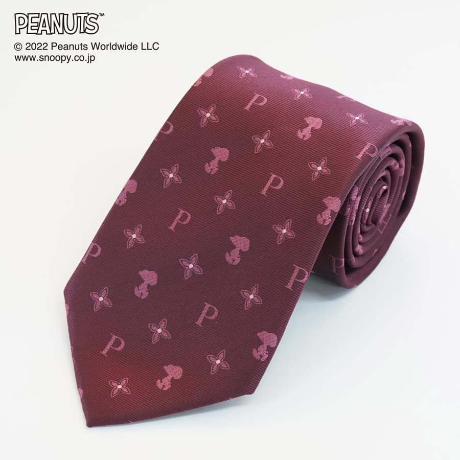 Peanuts Snoopy Tie PND48169 Red SNOOPY Business Brand Tie Gift