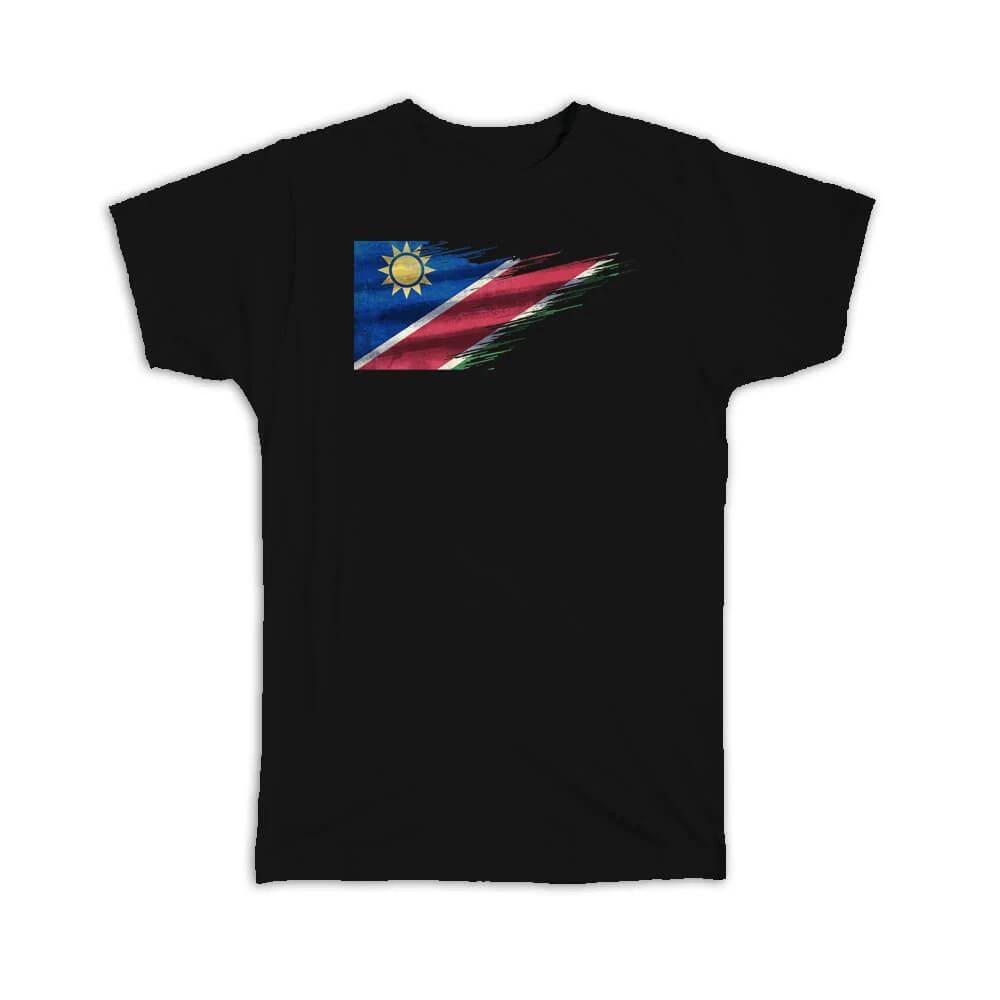 

Gift T-Shirt : Namibia Flag Namibian Travel Expat Country Artistic L