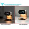 ABWR-Multifunctional Clock With Night Light, Wireless Charging Clock, Three Brightness Adjustment, Ideal Holiday Gift
