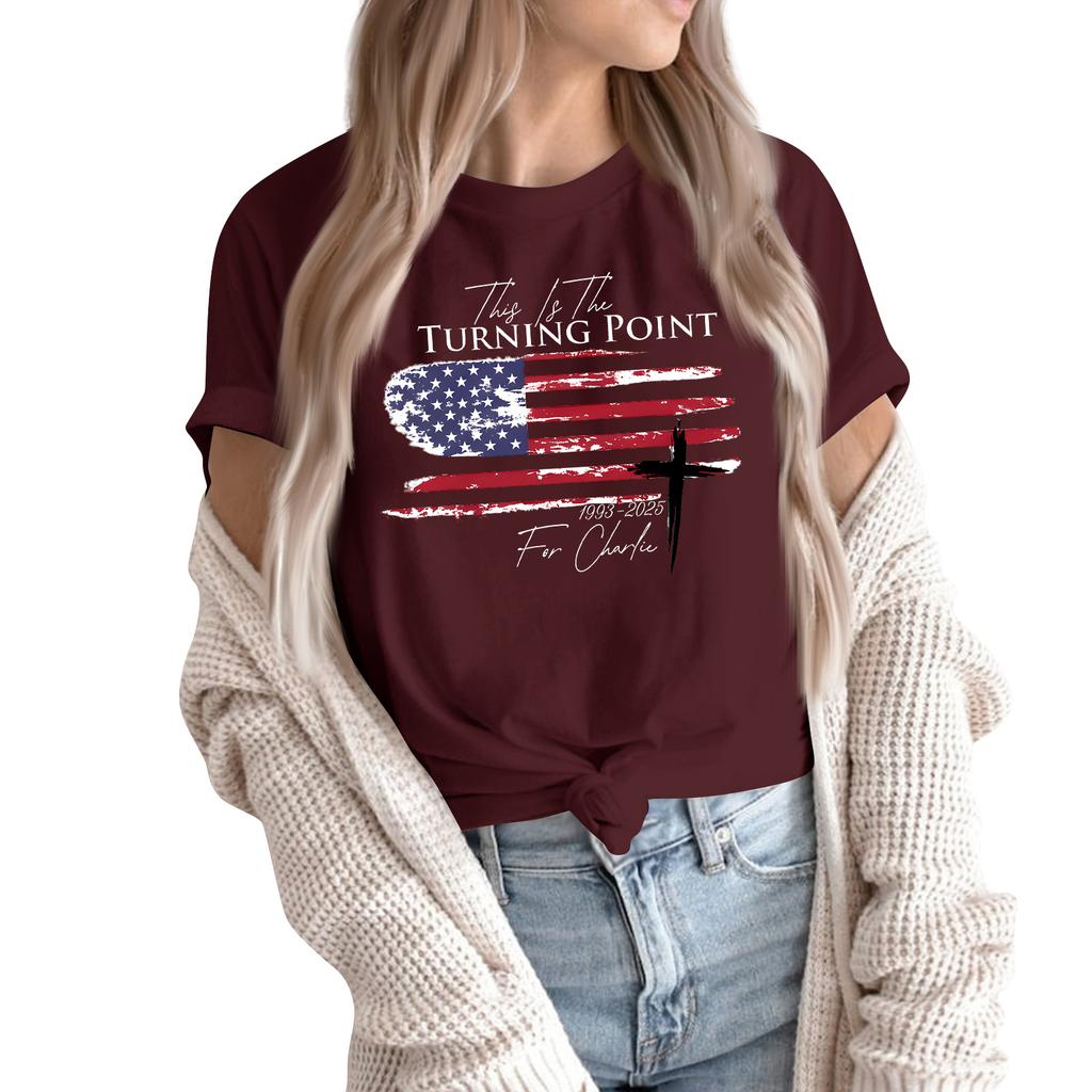 Dámská móda Ležérní Tištěné Krátký rukáv Kulatý výstřih Pulovry